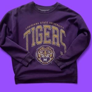 LSU Tigers Purple Sweatshirt